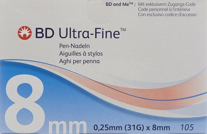 Actual product image BD Pen Nadel 31G 0.25x8mm (Pen needles + disposable needles)
