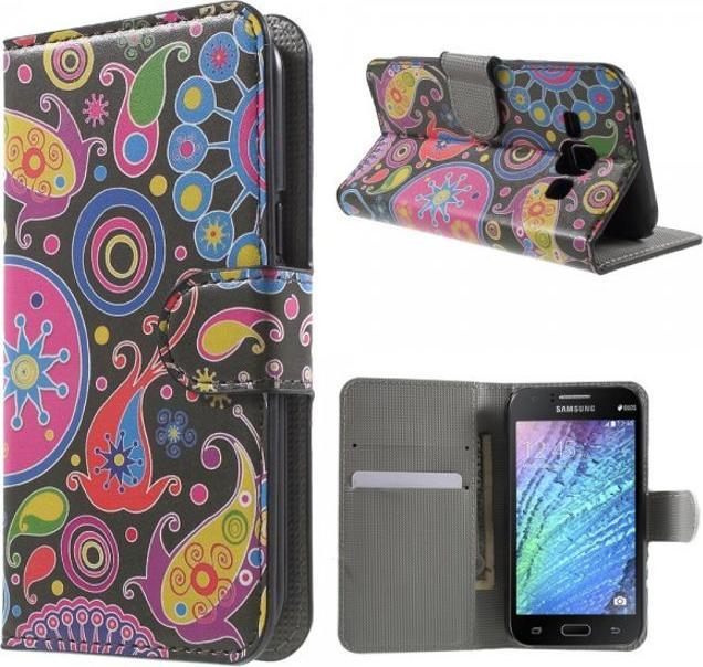 Produktbild MU Style Hülle aus Leder mit Sujet (Samsung Galaxy J1)