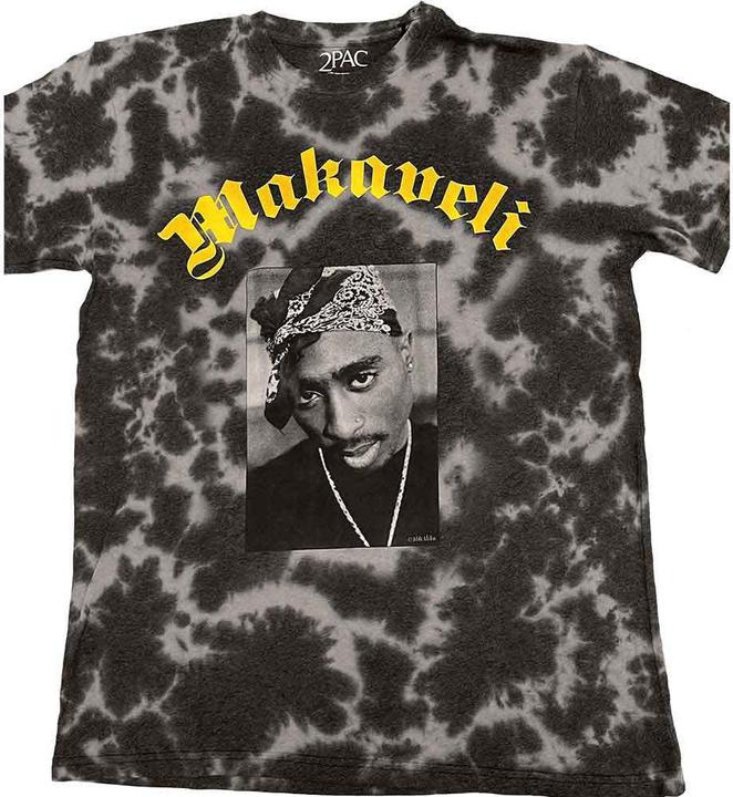 Tupac Shakur Erwachsene Makaveli Tie Dye TShirt