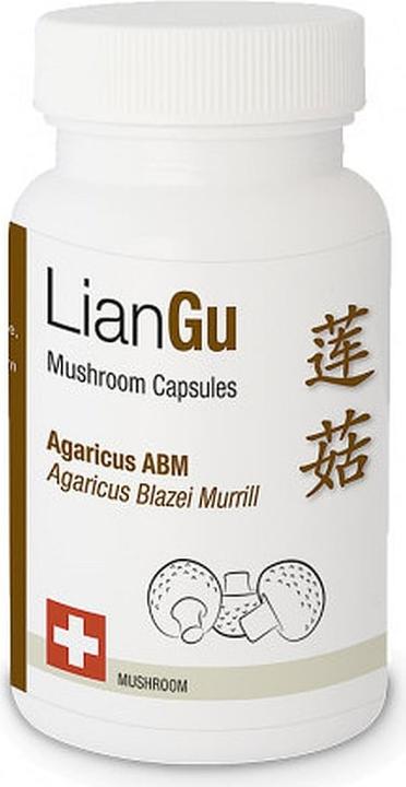 Actual product image Lian Agaricus ABM Mushroom Capsules 1 (180 Piece, Capsules, 150 g)