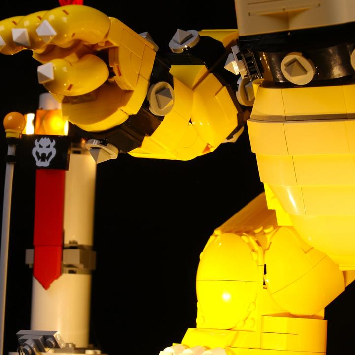 Actual product image BrickBling LED Licht Set für LEGO Super Mario: The Mighty Bowser (71411) inkl. Fernbedienung