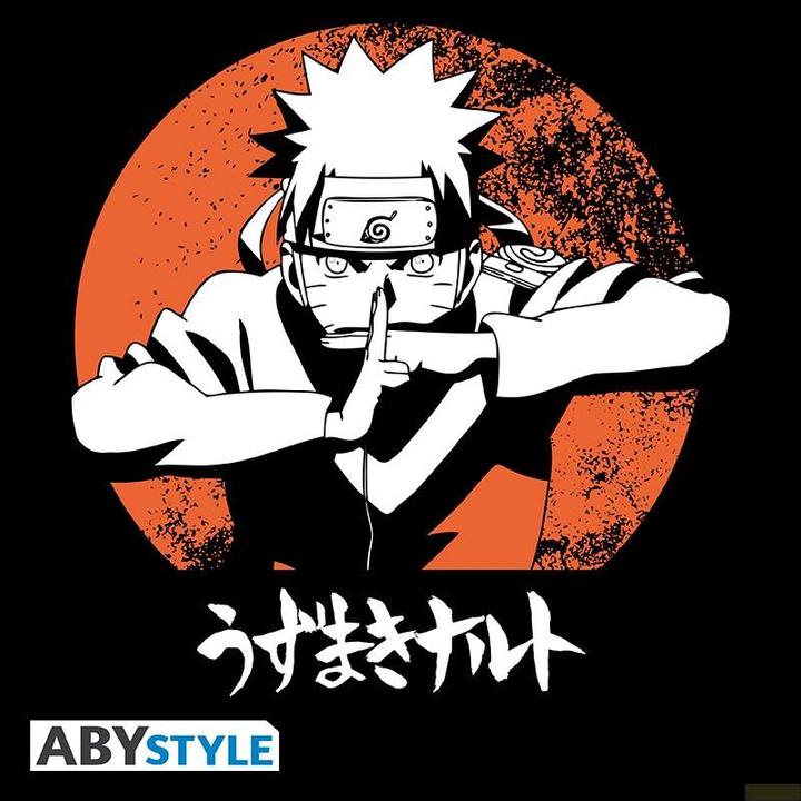 Image du produit ABYstyle NARUTO SHIPPUDEN - Tshirt Naruto man SS black - basic (L)