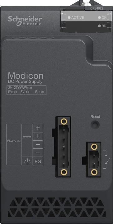 Image du produit Schneider Electric M580S ALIMENTATION 24/48VDC REDONDANTE BMXCPS4022S