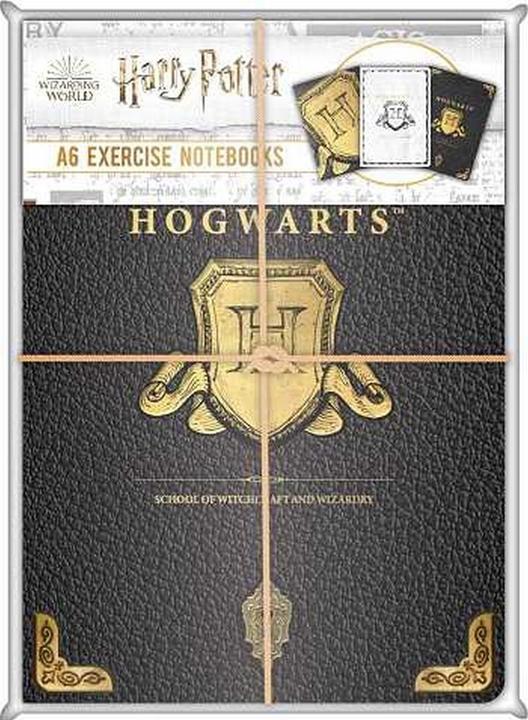 Produktbild Notizbuch Hogwarts A6 3erPack (A6)