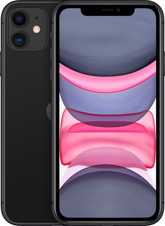 Actual product image Apple iPhone 11 (256 GB, Black, 6.10", SIM + eSIM, 12 Mpx, 4G)