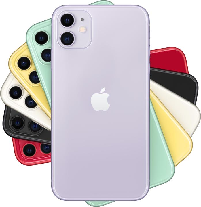 Actual product image Apple iPhone 11 (64 GB, Purple, 6.10", SIM + eSIM, 12 Mpx, 4G)