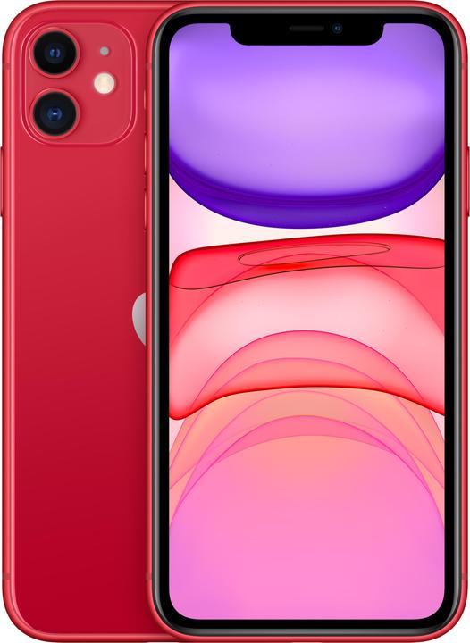 Actual product image Apple iPhone 11 (64 GB, (PRODUCT)​RED, 6.10", SIM + eSIM, 12 Mpx, 4G)