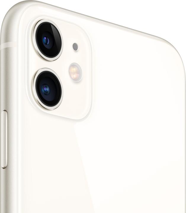 Produktbild Apple iPhone 11 (128 GB, White, 6.10", SIM + eSIM, 12 Mpx, 4G)