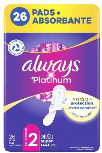Always Platinum Super (26 x, Damenbinden)