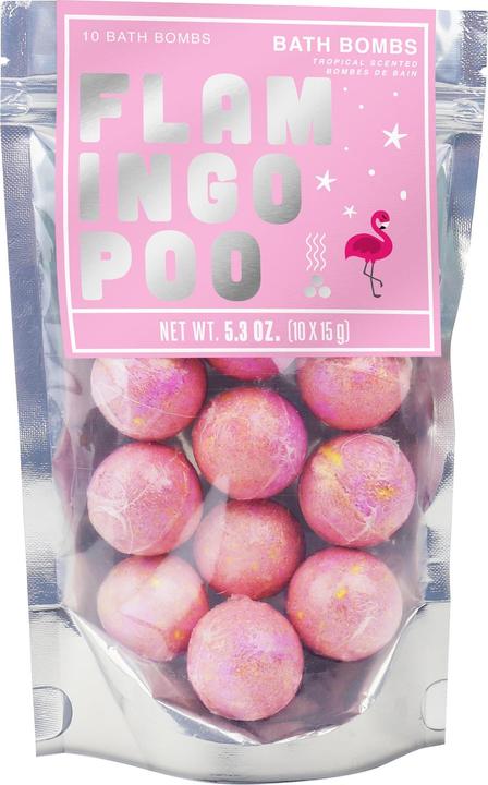 Gift Republic Sprudelnde Badebomben Flamingo Poo (Badekugeln)