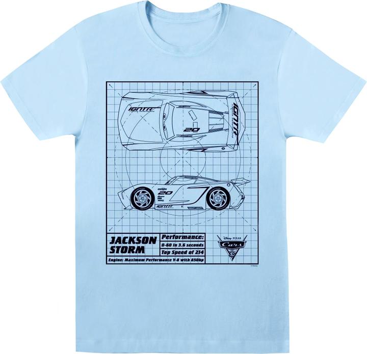 Disney Cars Jackson Storm Blueprint TShirt (S)