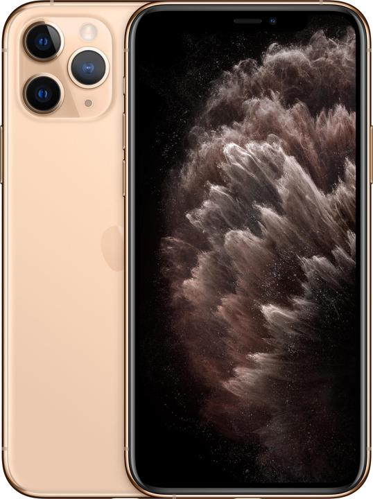 Image du produit Apple iPhone 11 Pro (64 Go, Or, 5.80", SIM + eSIM, 12 Mpx, 4G)