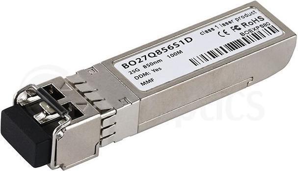Actual product image BlueOptics Compatible Dell 407-BCGJ BO27Q856S1D SFP28 Transceiver, LC Duplex, 25GBASE-SR, Multimode Fibre, 85
