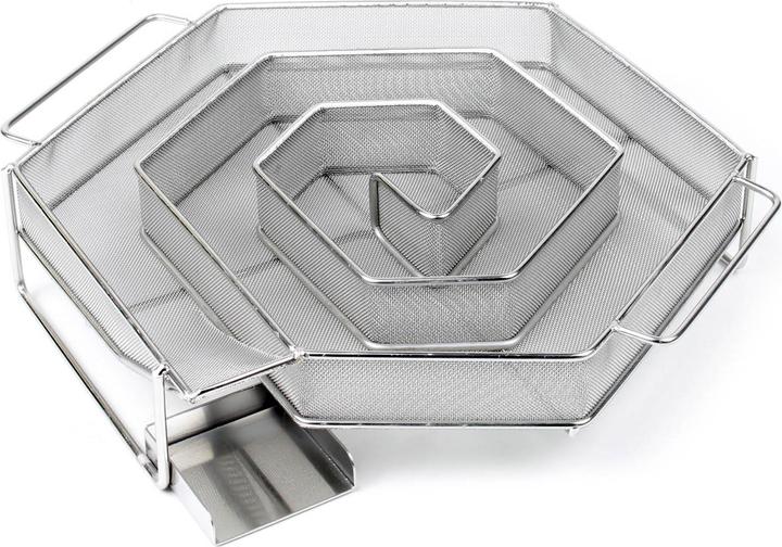 Wiltec BBQ Kaltraucherzeuger Kalträuchern Smoker 20,5x20,5cm Sparbrand