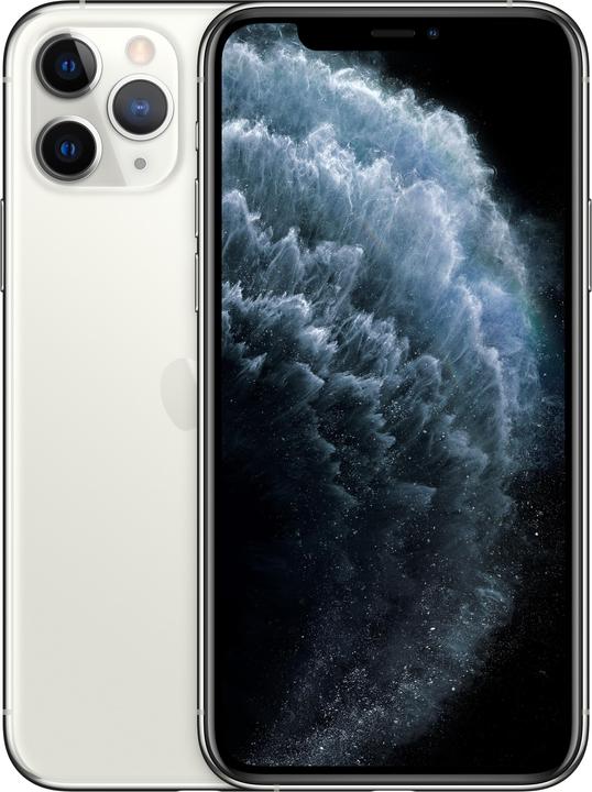 Apple iPhone 11 Pro (64 Go, Silver, 5.80", SIM + eSIM, 12 Mpx, 4G)
