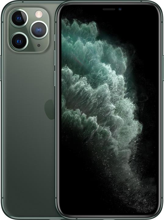 Apple iPhone 11 Pro (64 GB, Midnight Green, 5.80", SIM + eSIM, 12 Mpx, 4G)