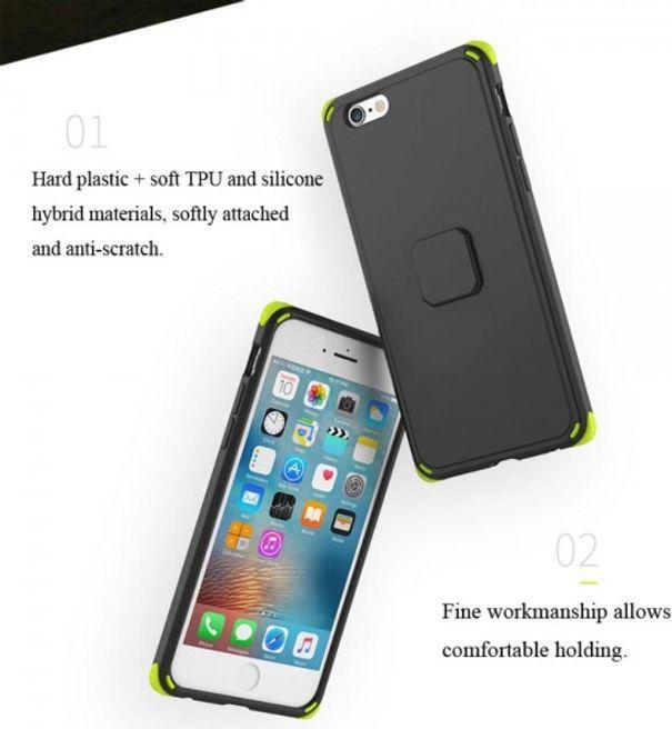 Actual product image Rock Moc Series Plastic Case (Apple iPhone 6s, Apple iPhone 6)