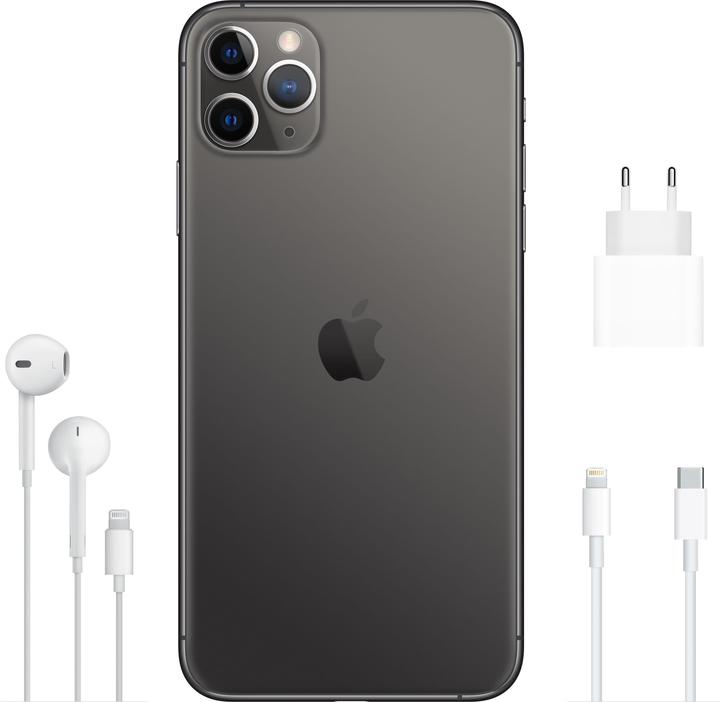 Actual product image Apple iPhone 11 Pro Max (64 GB, Space Grey, 6.50", SIM + eSIM, 12 Mpx, 4G)