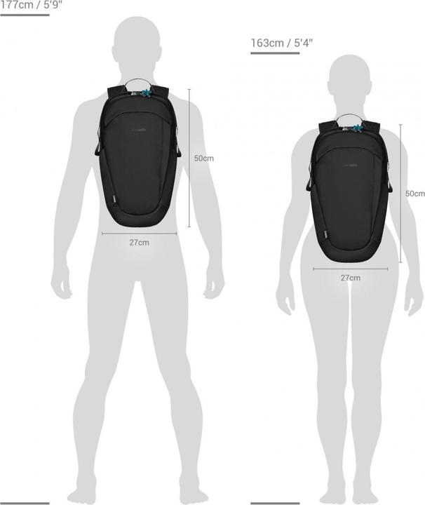 Image du produit Pacsafe Eco 25L Sac à dos ECONYL® noir (25 l)