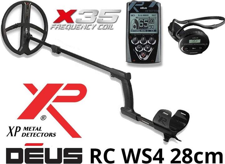Produktbild XP Full Detector - X35 28cm Coil, S-TELESCOPIC Stem, RC, WS4