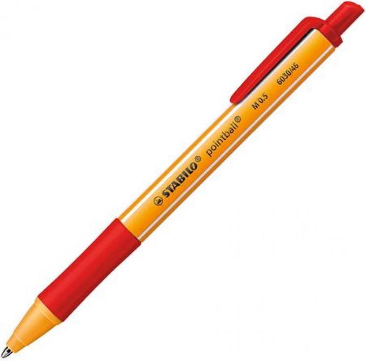 Actual product image STABILO pointball retractable biros (Red, 1 x)