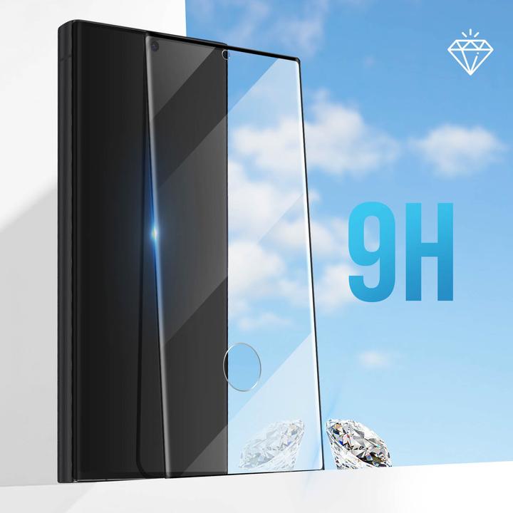 Produktbild Avizar Glas-Displayschutzfolie mit farbigem Rand (1 Stück, Samsung Galaxy S23 Ultra)