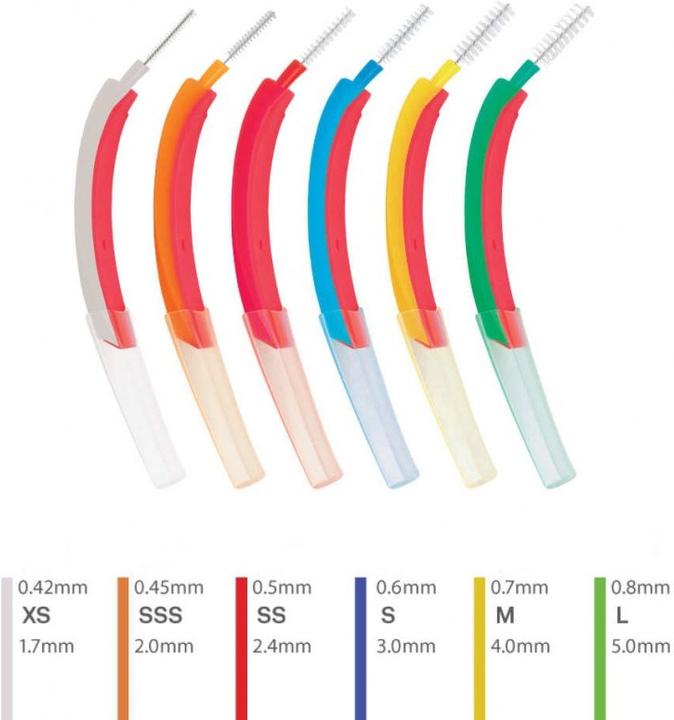 Image du produit Edel + White Brosses interdentaires Easy Flex (6 x, 0.70 mm)