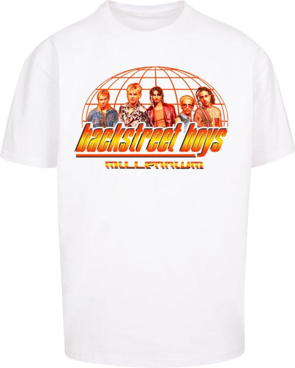 Actual product image Merchcode Backstreet Boys - Millenium Globe Heavy Oversize Tee-BY102 - 112243 (S)