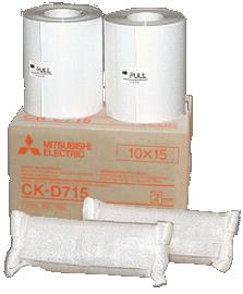 Actual product image Mitsubishi Electric CK-D 715 10x15 cm 2x 400 prints (10 x 15 cm, 800 x)