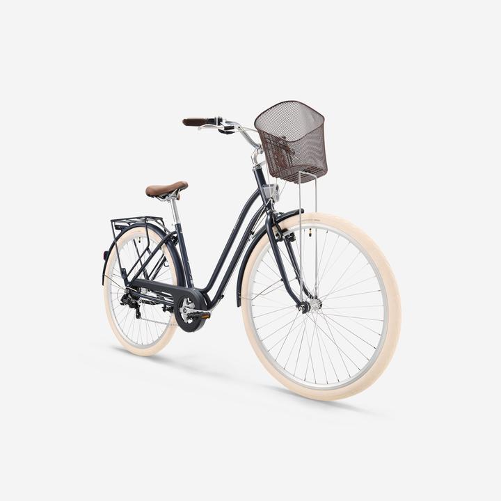 Actual product image Btwin City Bike 28 Zoll Elops 520 LF dunkelblau (48 cm)