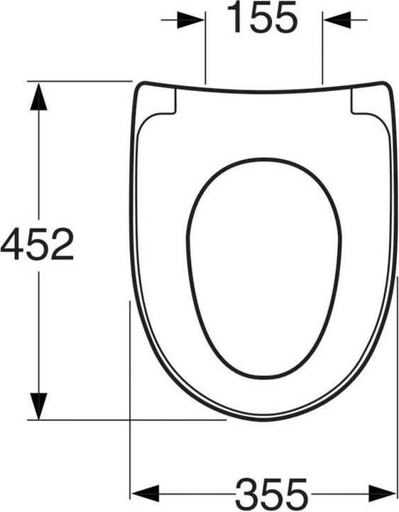 Actual product image Gustavsberg GB Nautic Hard Shell Seat - White. 9M26 Nautic hard shell seat soft closing and with quick release