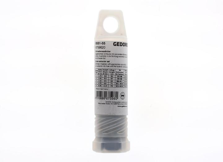 Produktbild Gedore 8551-55 Schraubenausdreher-Satz 5-teilig M3-M18