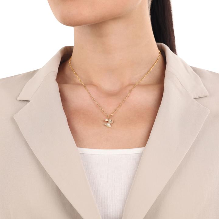 Immagine prodotto Amor Ciondolo da donna, argento 925, occhio di gatto, perla conchiglia | coniglio (Argento 925)