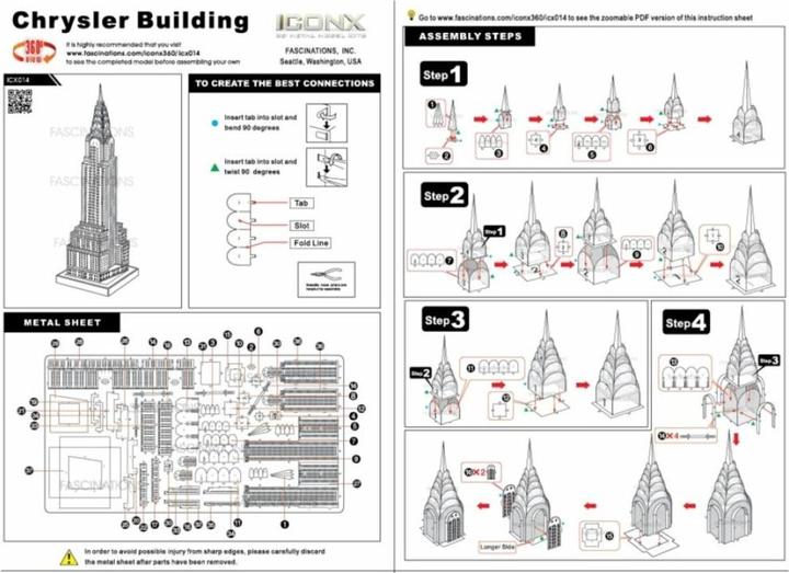 Produktbild Metal Earth Chrysler Building