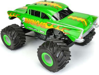 Image du produit Pro-Line 1957 Chevy Bel Air "Avenger Edition" Clear Body for Losi LMT, Crawler, 1/8 MT
