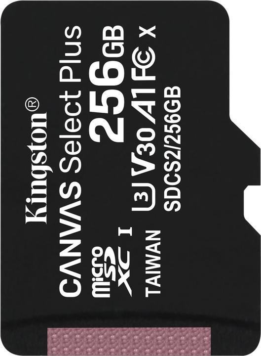 Produktbild Kingston Canvas Select Plus (256 GB, microSDXC, U3, UHS-I)