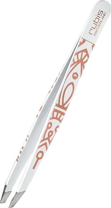 Rubis Pinzette schräg, Mandala Totem roségold
