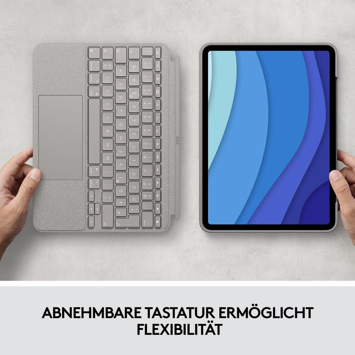 Produktbild Logitech Combo Touch (CH, iPad Pro 11 2020 (2. Gen), iPad Pro 11 2022 (4. Gen), iPad Pro 11 2018 (1. Gen), iPad Pro 11 2021 (3. Gen))