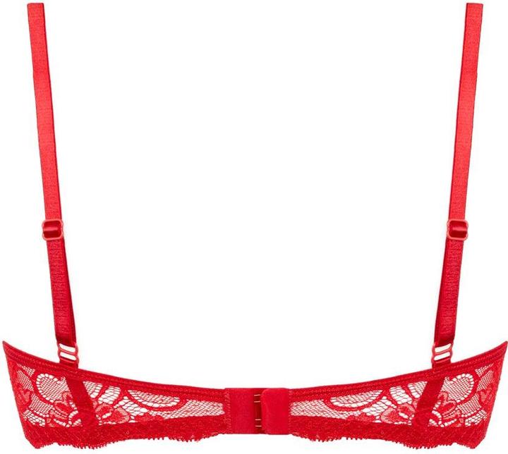 Productafbeelding Christine Le Duc Spitzen Viertel Cups BH Marzia Rot (Een eenheid per verpakking, XXL)