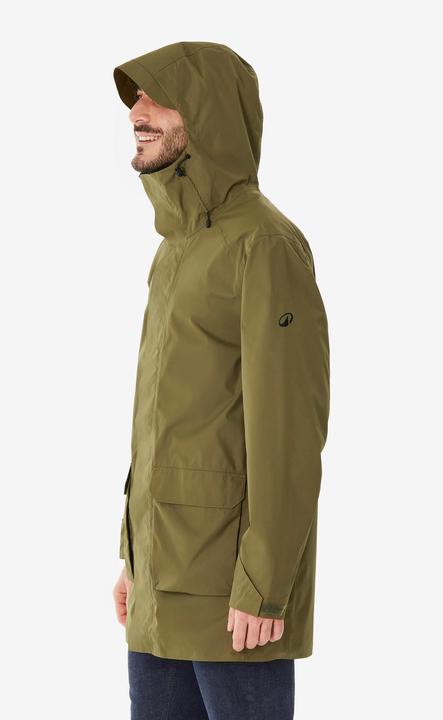 Actual product image Quechua Wanderjacke Herren lang - NH500 olivengrün (M)
