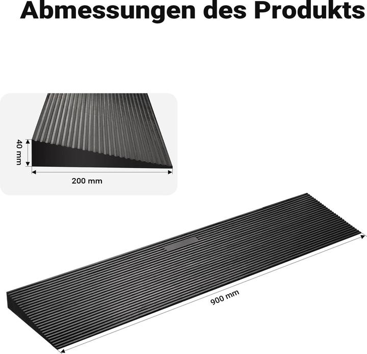 Actual product image Wiltec Threshold ramp