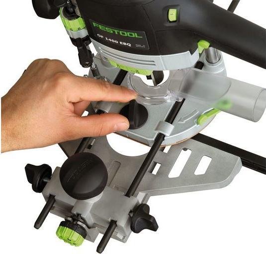 Image du produit Festool OF 1400 EBQ-PLUS Défonceuse 1400W, course 70mm + Coffret Systainer + Accessoires (574341)
