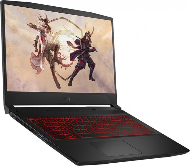 Produktbild MSI Katana GF66 11UE-835 i5-11400H 16GB/512GB SSD 38,10cm (15") FHD 144Hz RTX3060 nOS FC (15.60", Intel Core i5-11400H, 16 GB, 512 GB)