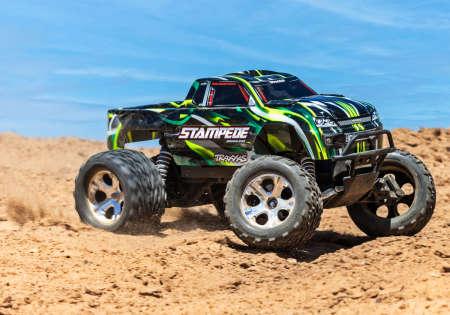 Image du produit Traxxas M.TRUCK STAMPEDE HD 1:10 2WD EP RTR GREEN BL-2s BRUSHLESS SANS chargeur et SANS accu (RTR Prêt à fonctionner)