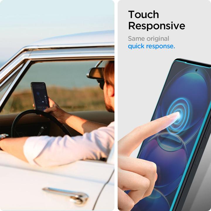 Actual product image Spigen Glas.TR Slim Xiaomi Redmi Note 12 Pro 5G/12 Pro+ Plus 5G 2szt./2pcs AGL06045 szkło hartowane (2 Piece, Xiaomi Redmi Note 12 Pro+ 5G)