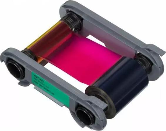 Evolis YMCKO Color Ribbon - 300 (Schwarz, Violett, Gelb, Türkis)