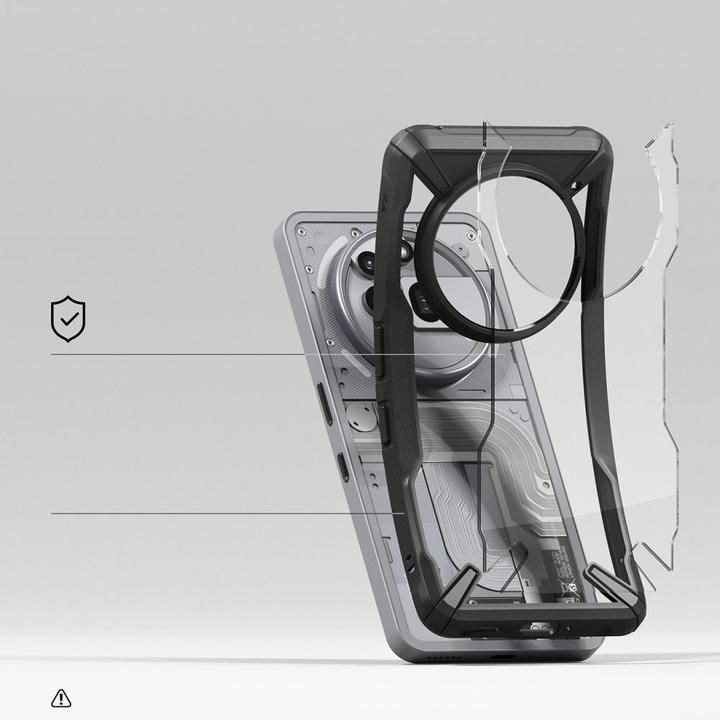 Produktbild Ringke Fusion X Case for Nothing Phone 3A Pro - Black (Nothing Phone (3a) Pro)