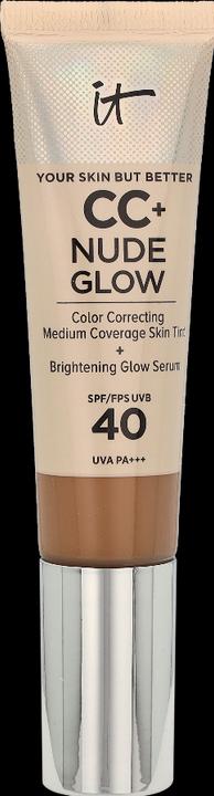 Actual product image It Cosmetics CC+ Nude Glow Correct. Illum. Foundation SPF40 (Neutral Tan)
