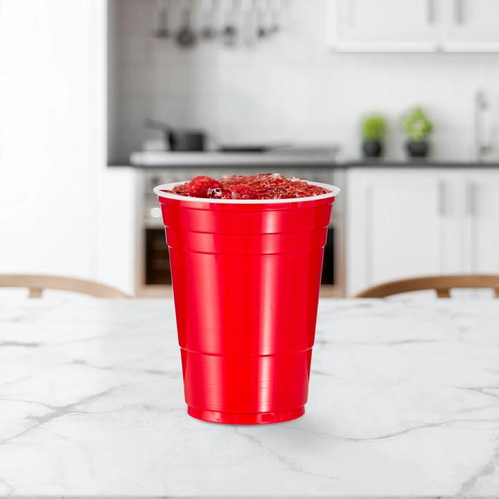 Produktbild SoloCups Party cup nr. 16oz rød 45cl 50stk/ps - (50 stk.) (50 x)