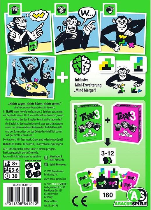 Actual product image Abacus Team3 (German)